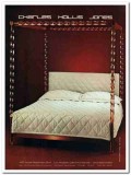 charles hollis jones 1977 faceted lucite brass canopy bed vintage ad