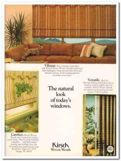 kirsch company 1977 vibrant woven woods colorful yarn shade vintage ad kirsch company 1977 vibrant woven woods colorful yarn shade vintage ad