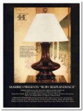 marbro lamp company 1977 ruby resplendence art waldinger vintage ad