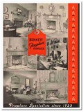 Bennett Fireplace Company 1940 Vintage Catalog Damper Fixtures Grilles