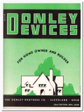 Donley Brothers Company 1940 Vintage Catalog Fireplace Units Devices