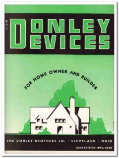 Donley Brothers Company 1940 Vintage Catalog Fireplace Units Devices Donley Brothers Company 1940 Vintage Catalog Fireplace Units Devices