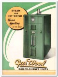Gar Wood Industries Inc 1940 Vintage Catalog Heating Boiler-Burner Gar Wood Industries Inc 1940 Vintage Catalog Heating Boiler-Burner