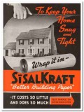 Sisalkraft Company 1940 Vintage Catalog Waterproof Home Building Paper Sisalkraft Company 1940 Vintage Catalog Waterproof Home Building Paper