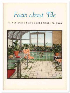 Tile Manufacturers Association Inc 1940 Vintage Brochure Home Owner