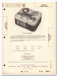 norelco continental model el3516 tape recorder sams photofact manual norelco continental model el3516 tape recorder sams photofact manual