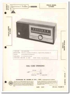 philco model k-910bk 6-tube fm radio receiver sams photofact manual philco model k-910bk 6-tube fm radio receiver sams photofact manual