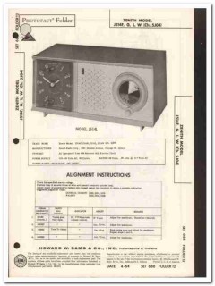 zenith models j514x clock am radio receiver sams photofact manual zenith models j514x clock am radio receiver sams photofact manual