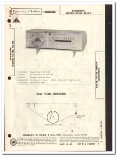 panasonic models rc-165 rc-185 clock am radio sams photofact manual panasonic models rc-165 rc-185 clock am radio sams photofact manual