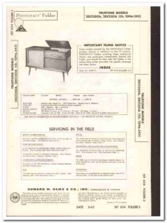truetone models 2dc1350a 2dc1351a tv television sams photofact manual