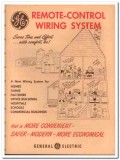 General Electric Company 1951 Vintage Catalog Wiring Remote-Control