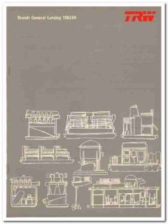 TRW Energy Products Group 1984 Vintage Catalog Brandt Solids Control