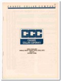 Chance Collar Company 1984 Vintage Catalog Oil Drill Pipe Kellys Gas