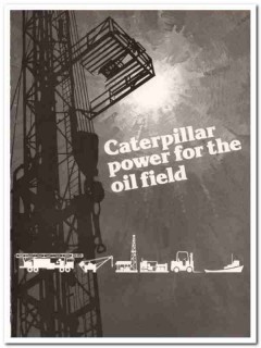 Caterpillar Tractor Company 1984 Vintage Catalog Oilfield Engine Power