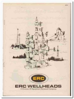 Equipment Renewal Company 1984 Vintage Catalog Oil ERC Wellheads Gas