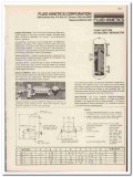 Fluid Kinetics Corp 1984 Vintage Catalog Oil Stabilizer Separator
