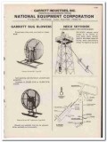 Garrott Industries Inc 1984 Vintage Catalog Bug Blowers Neco Skyhook
