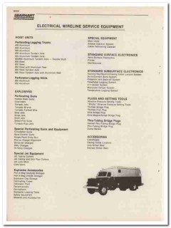 Gearhart Industries 1984 Vintage Catalog Wireline Service Equipment