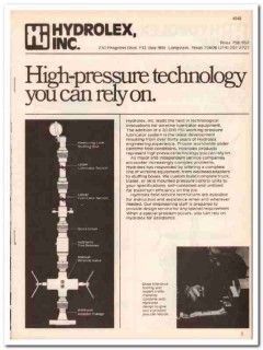Hydrolex Inc 1984 Vintage Catalog Oil Wireline Lubricator Equipment Hydrolex Inc 1984 Vintage Catalog Oil Wireline Lubricator Equipment