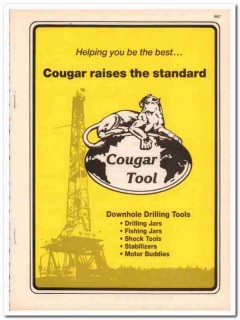 Cougar Tool Inc 1994 Vintage Oil Gas Catalog Downhole Drilling