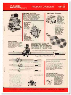 Daniel Flow Products Inc 1994 Vintage Catalog Plates Fittings Tubes