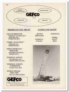 George E Failing Company 1994 Vintage Catalog Oil Field Drilling Rigs George E Failing Company 1994 Vintage Catalog Oil Field Drilling Rigs