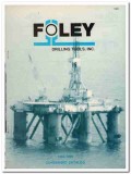 Foley Drilling Tools Inc 1994 Vintage Catalog Oil Slips Tubing Tongs Foley Drilling Tools Inc 1994 Vintage Catalog Oil Slips Tubing Tongs