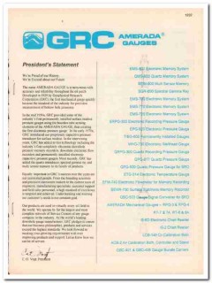 Geophysical Research Corp 1994 Vintage Catalog Amerada Gauges Pressure Geophysical Research Corp 1994 Vintage Catalog Amerada Gauges Pressure