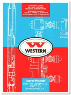 Western Group 1994 Vintage Catalog Oil Subsurface Pumps Wellhead Equip Western Group 1994 Vintage Catalog Oil Subsurface Pumps Wellhead Equip