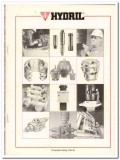 Hydril Company 1994 Vintage Catalog Oil Drilling Equip Rubber Tubular Hydril Company 1994 Vintage Catalog Oil Drilling Equip Rubber Tubular