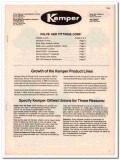 Kemper Valve Fittings Corp 1994 Vintage Catalog Oil Oilfield Unions Kemper Valve Fittings Corp 1994 Vintage Catalog Oil Oilfield Unions