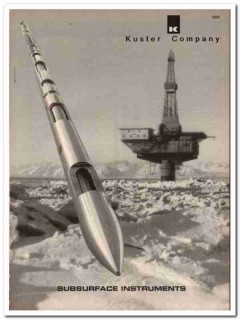 Kuster Company 1994 Vintage Catalog Oil Field Subsurface Instruments