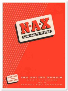 Great Lakes Steel Corp 1945 vintage metal catalog N-A-X Low-Alloy Great Lakes Steel Corp 1945 vintage metal catalog N-A-X Low-Alloy