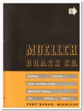 Mueller Brass Company 1945 vintage metal catalog forgings castings rod Mueller Brass Company 1945 vintage metal catalog forgings castings rod