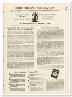 Drop Forging Association 1945 vintage metal catalog brochure Drop Forging Association 1945 vintage metal catalog brochure