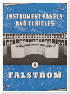 Falstrom Company 1945 vintage metal catalog instrument panels cubicles Falstrom Company 1945 vintage metal catalog instrument panels cubicles