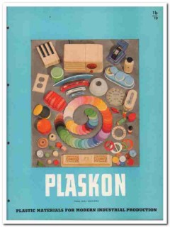 Libbey Owens Ford Glass Company 1945 vintage plastic catalog Plaskon