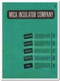 Mica Insulator Company 1945 vintage plastic catalog Lamicoid Micanite