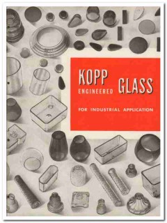 Kopp Glass Inc 1945 vintage catalog engineered industrial application Kopp Glass Inc 1945 vintage catalog engineered industrial application