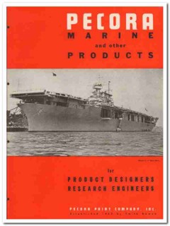 Pecora Paint Company 1945 vintage catalog marine products compounds Pecora Paint Company 1945 vintage catalog marine products compounds