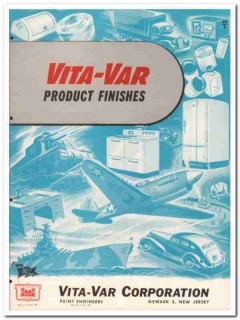Vita-Var Corp 1945 vintage paint catalog product finishes Vita-Var Corp 1945 vintage paint catalog product finishes