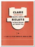 C P Clare Company 1945 vintage electrical catalog relays custom-built