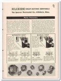 Spencer Thermostat Company 1945 vintage electrical catalog controls Spencer Thermostat Company 1945 vintage electrical catalog controls