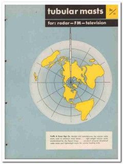 Traffic Street Sign Company 1945 vintage electrical catalog masts Traffic Street Sign Company 1945 vintage electrical catalog masts