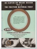 General Metals Powder Company 1945 vintage industrial catalog friction General Metals Powder Company 1945 vintage industrial catalog friction