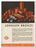 Johnson Bronze Company 1945 vintage industrial catalog sleeve bearings Johnson Bronze Company 1945 vintage industrial catalog sleeve bearings