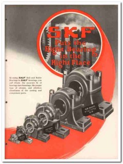 SKF Industries Inc 1945 vintage industrial catalog ball roller bearing