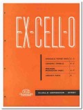 Ex-Cell-O Corp 1945 vintage industrial catalog hydraulic power units Ex-Cell-O Corp 1945 vintage industrial catalog hydraulic power units