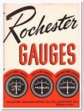 Rochester Mfg Company 1945 vintage industrial catalog gauges engine Rochester Mfg Company 1945 vintage industrial catalog gauges engine