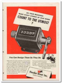 Veeder-Root Inc 1945 vintage industrial catalog counting devices Veeder-Root Inc 1945 vintage industrial catalog counting devices